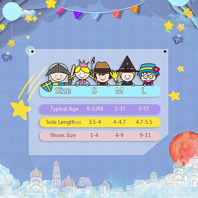 GRPSKCOS Baby Socks Non Slip 12 Pairs Toddler Anti Skid Socks for 0-7 Years Infants Little Kids Boys Girls