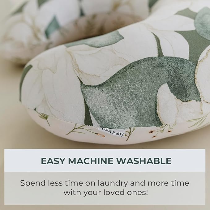 Pobibaby 1-Pack Premium Nursing Pillow Cover - Ultra Soft & Stretchy 96% Cotton, Breastfeeding Pillow Cover for Baby Boys and Girls (Zephyr)