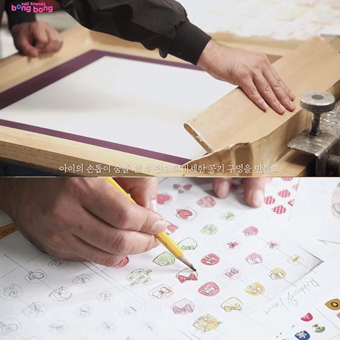 Premium Nail Wraps for Kids 6+ Yo | 30 Non-Toxic Nail Polish Stickers That Let Nails Breathe | Patented Micro Holes for Safe, Healthy Nails | Long Lasting Nail Stickers for Girls (Glitter Milky Way)