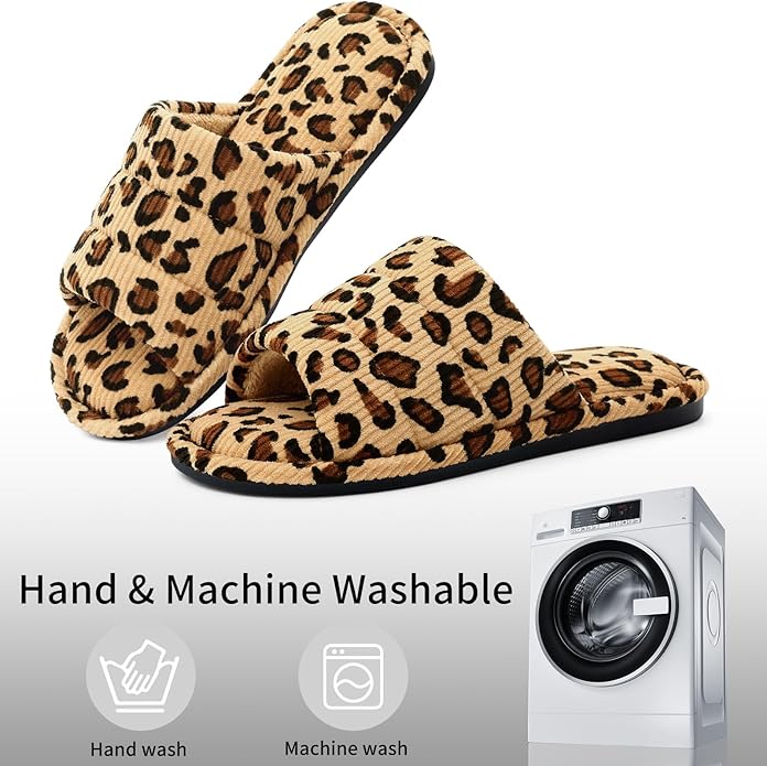 shevalues Summer House Slippers for Women Men Breathable Waffle Indoor Slippers Slip-on Open Toe Home Shoes