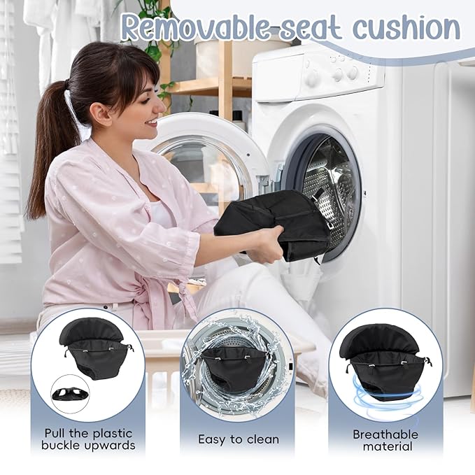 5-in-1 Music and Lights Baby Walker Foldable with 5 Adjustable Heights, Baby Walker with Wheels and Bouncer Combo Portable, Infant Toddler Walker for Baby Boy Girls 6-18 Months