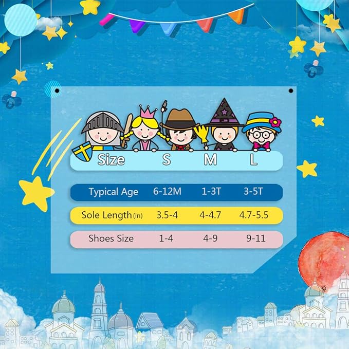 GRPSKCOS Baby Socks Non Slip 12 Pairs Toddler Anti Skid Socks for 0-7 Years Infants Little Kids Boys Girls