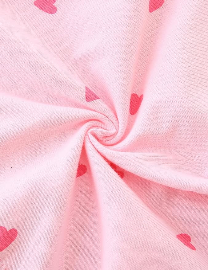 Bumeex Girl's Dresses Cotton Ruffle Sleeve Tiered Swing A-Line Cute Midi Casual Sundress