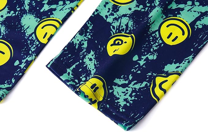 Tebbis Pajamas For Boys Fun Baseball Navy Blue Short Sleeves & Pants 2-Piece PJs Set Kid Comfy Sleepwear Size 6-18