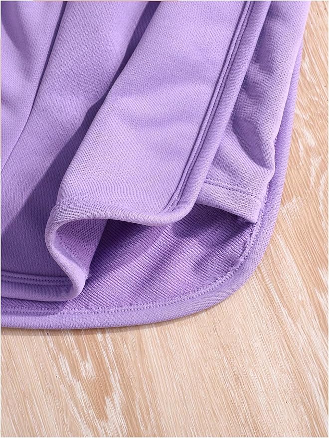 SHENHE Girl's 3 Pack Bow Front Dolphin Shorts Elastic Waist Casual Workout Athletic Shorts