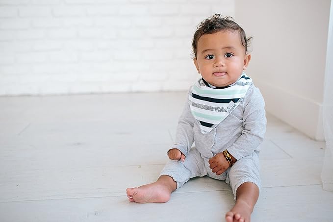 Copper Pearl Baby Bandana Drool Bibs for Drooling and Teething 4 Pack Gift Set “Scout Set
