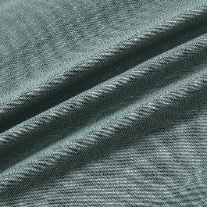 JunNeng 2 Pack Footless Long/Short Sleeve Baby Romper with Zipper Cotton Infant Sleepwear