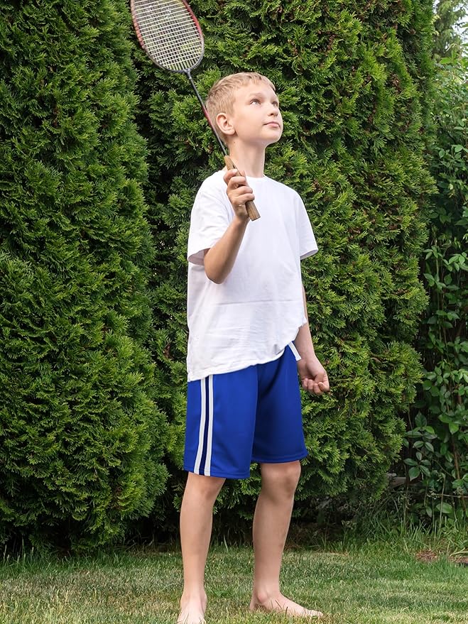 5 Pack Boys Shorts Boys Athletic Basketball Mesh Kids Soccer Gym Shorts Clothes Quick Dry Active Sports Shorts