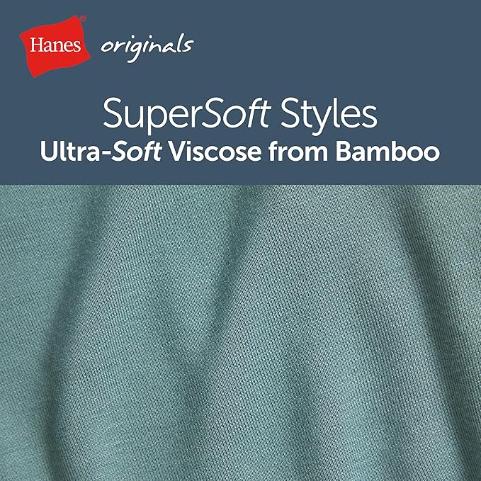 Hanes Ultimate Hanes Originals Ultimate Supersoft Boys' Boxer Brief Underwear, Assorted, 5-Pack