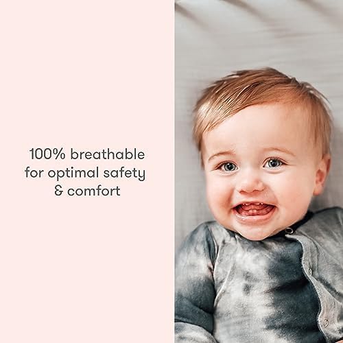 Newton Baby Fitted Dual Layer Crib Sheet (2-Pack) - Ultra Breathable and Soft, Organic Gauze, Fits All Standard Cribs, Plain White