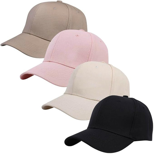Outdoor Baseball Hat Cap Classic Cotton Unisex Adjustable Plain Dad Hat