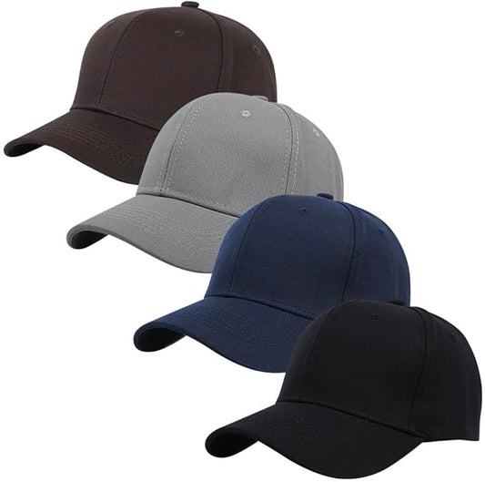 Outdoor Baseball Hat Cap Classic Cotton Unisex Adjustable Plain Dad Hat