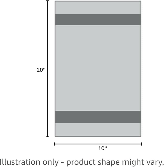 Muslin Burp Cloths Large 20 by 10 Inches 100% Cotton 6 Layers Extra Absorbent and Soft (Grey)