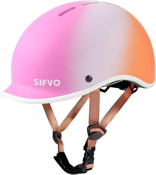 Kids Helmet, SIFVO Kids Bike Helmet Skateboard Helmet Scooter Helmet All-Round Protection Boys Girls Bike Helmet Kids to Youth Extended Visor Adjustable & Durable 51-55cm