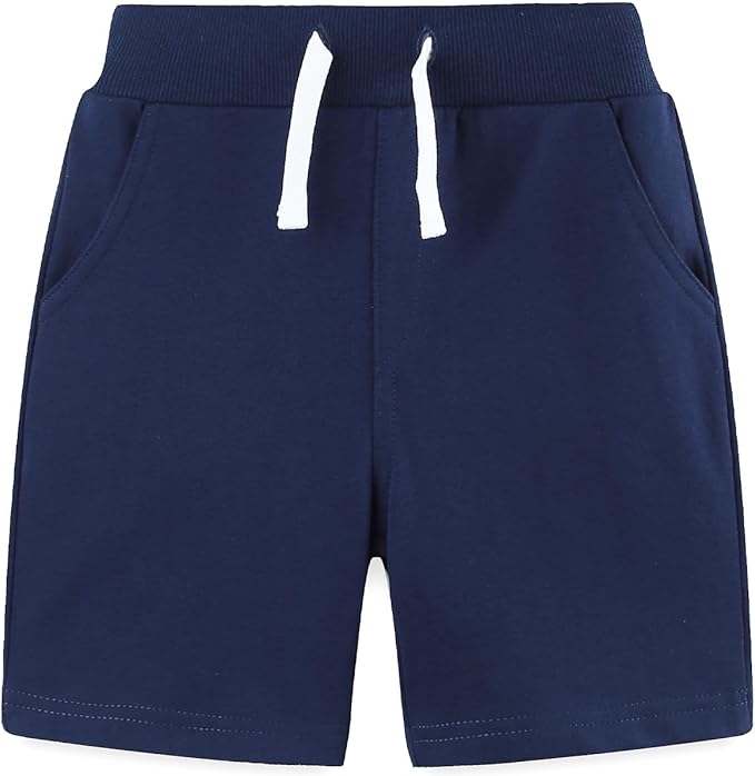 Bumeex Boys 2pk Cotton French Terry Casual Shorts