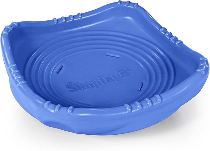 Simplay3 Rock and Spin Sensory XL Wobble Disk Climbing Dome for Toddlers and Kids Rocking and Climbing, Indoor/Outdoor Periwinkle Blue, 1 Pack, Ages 2-12 Years