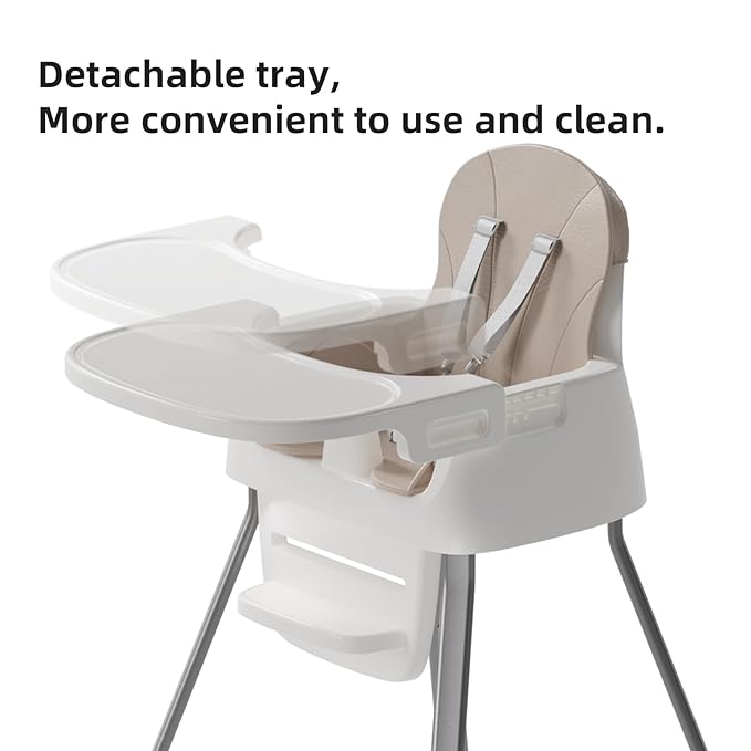 Portable Baby Highchair for Months Infants and Toddlers with 5 Point Harness Convertible Comfortable Seat for Cozy Eating Table Sit Up High Chair and Seats for Sitting Up Back Booster Feeding Chairs