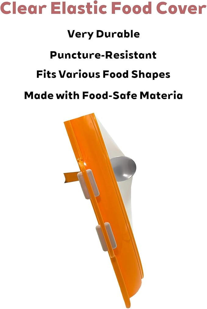 2-Pack Snack Containers and Portable Snack Tray with Reversible Stretch Lid, BPA-Free Reusable Containers for Food Storage, Freezer & Dishwasher Safe, Ideal for Charcuterie, Salad, Picnic