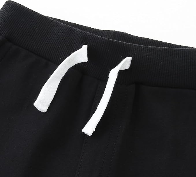 Bumeex Boys 2pk Cotton French Terry Casual Shorts