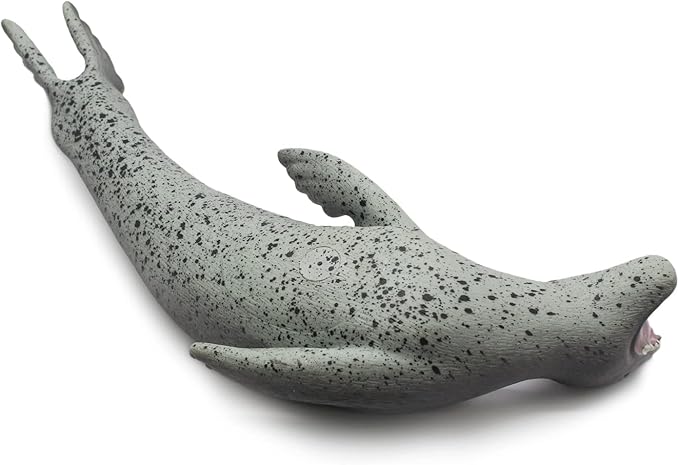 SmilerSmile Larg Gray Animal Squeeze Toy, 1 pc 15Inch Soft Filled Rubber Sea Educational Toys (Seals)