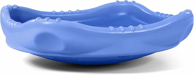 Simplay3 Rock and Spin Sensory XL Wobble Disk Climbing Dome for Toddlers and Kids Rocking and Climbing, Indoor/Outdoor Periwinkle Blue, 1 Pack, Ages 2-12 Years
