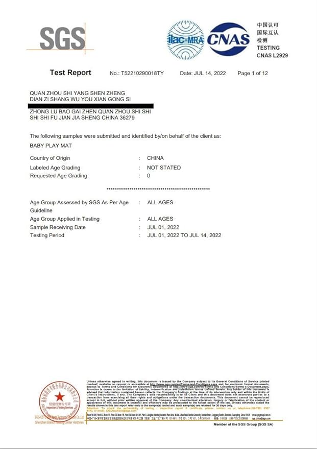 Yostrong® 18 Tiles Interlocking Puzzle Foam Baby Play Mat with Straight Edges for Playing - EVA Babies Crawling Mat | Rubber Floor Work Out Mats for Home Gym. Gray. YOC-Lb18S18