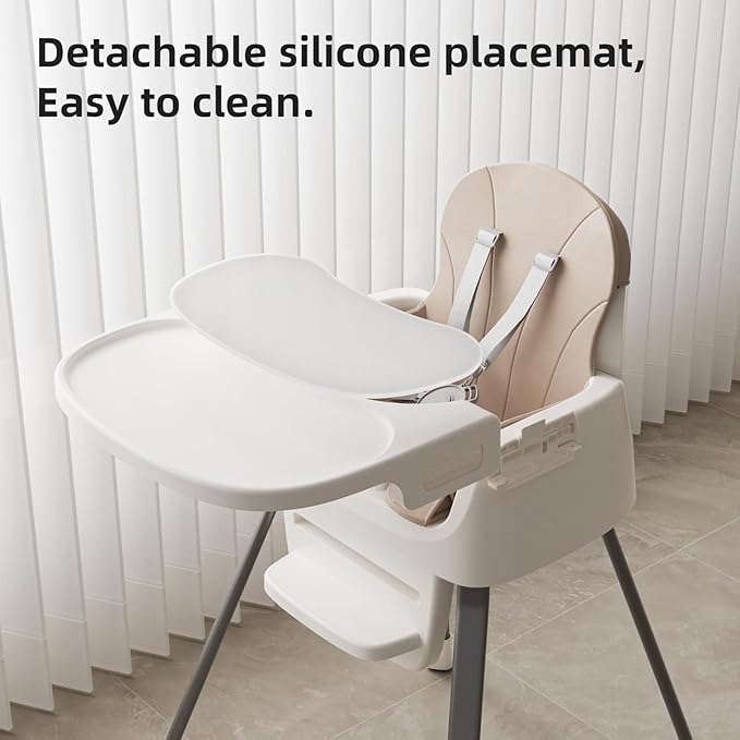 Portable Baby Highchair for Months Infants and Toddlers with 5 Point Harness Convertible Comfortable Seat for Cozy Eating Table Sit Up High Chair and Seats for Sitting Up Back Booster Feeding Chairs