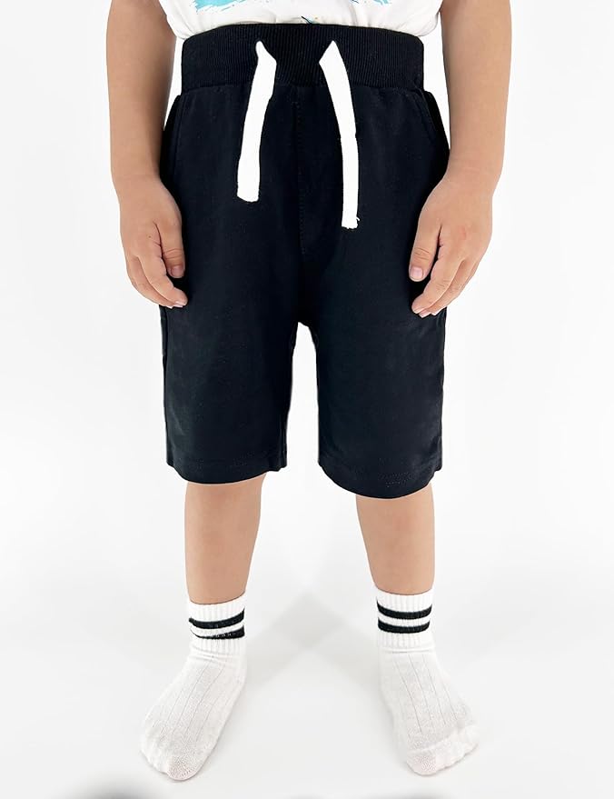 Bumeex Boys 2pk Cotton French Terry Casual Shorts