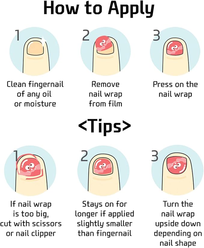 Premium Nail Wraps for Kids 6+ Yo | 30 Non-Toxic Nail Polish Stickers That Let Nails Breathe | Patented Micro Holes for Safe, Healthy Nails | Long Lasting Nail Stickers for Girls (Glitter Milky Way)