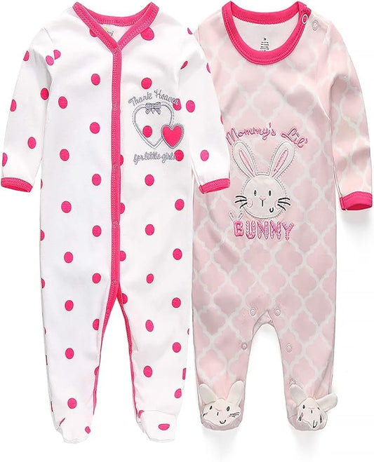 Baby and Toddler Footed One-Piece Romper Jumpsuit Cotton Baby Clothes Play Infant Girls Boys Newborn Outfits