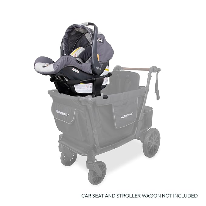 WONDERFOLD Infant Car Seat Adapter for Chicco Car Seat - Full 360-Degree Rotation, Easy to Install & Folds with Stroller Wagon, W2 Elite, Luxe & Original +