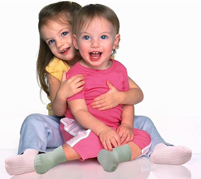 GRPSKCOS Baby Socks Non Slip 12 Pairs Toddler Anti Skid Socks for 0-7 Years Infants Little Kids Boys Girls