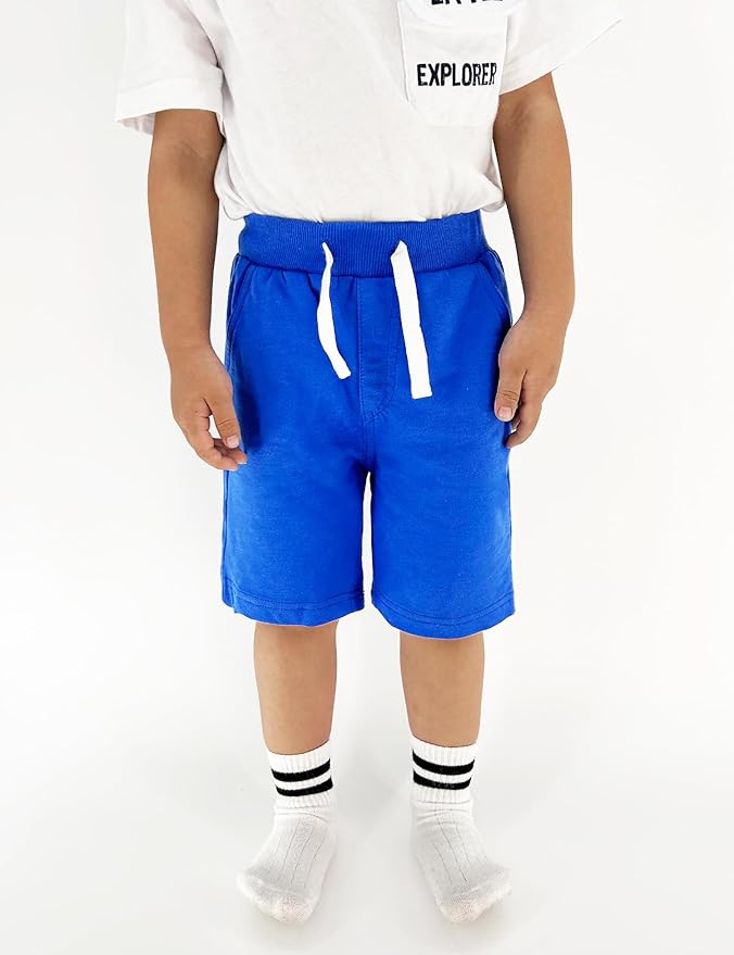 Bumeex Boys 2pk Cotton French Terry Casual Shorts