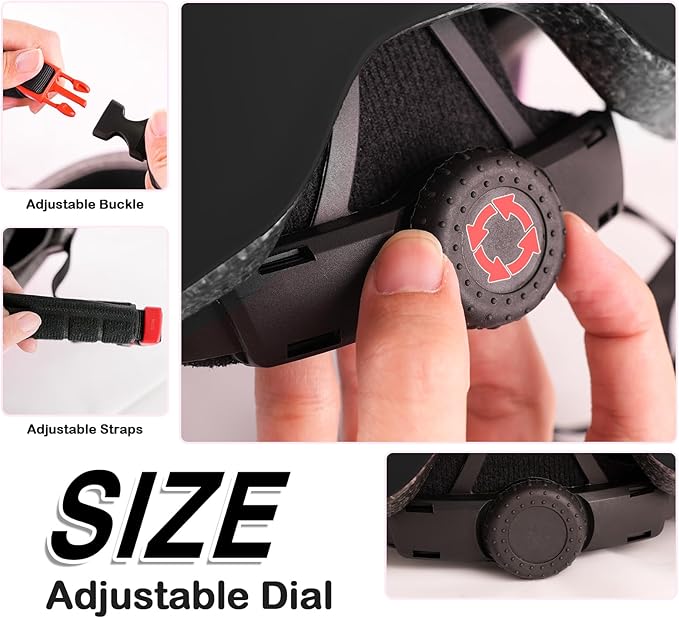 Kids Bike Helmet for 3-5-8-14+ Age Girls and Boys, Kids Helmet with Knee Pads Elbow Pads Wrist Guards,Ventilation Multi-Sport Scooter Roller Skate Rollerblading Skateboarding Climbing Cycling