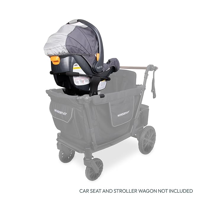 WONDERFOLD Infant Car Seat Adapter for Chicco Car Seat - Full 360-Degree Rotation, Easy to Install & Folds with Stroller Wagon, W2 Elite, Luxe & Original +