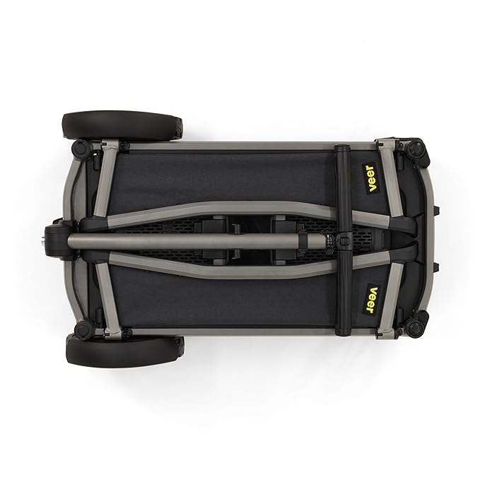 Veer Cruiser City | Premium Urban Wagon Stroller for Babies, Toddlers, and Kids | Traditional Stroller Push Steering | JPMA Certified | Lightweight and Collapsible | 2 Seater