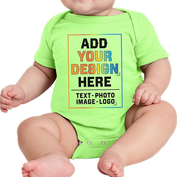 TEEAMORE Custom Front & Back Print T-Shirt Hoodie Sweatshirt Long Sleeve Tank Top with Your Image for Men Women Kids Baby