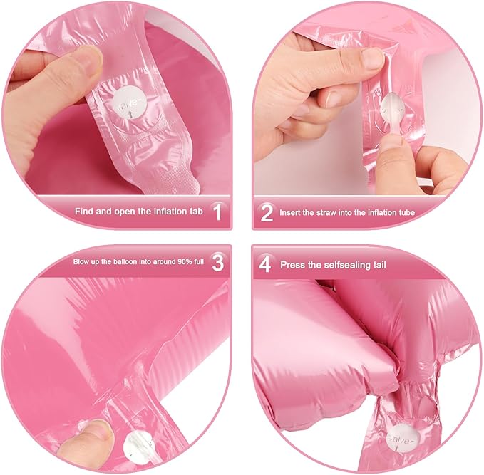 2026 Pink Crown 40 Inch Mylar Foil Number 6 Balloon, Birthday Balloons for 6 16 Boy Girl Party Decorations Supplies,Pink Crown Big Helium Balloon Numbers for 26 36 46 60 Men Women Anniversary