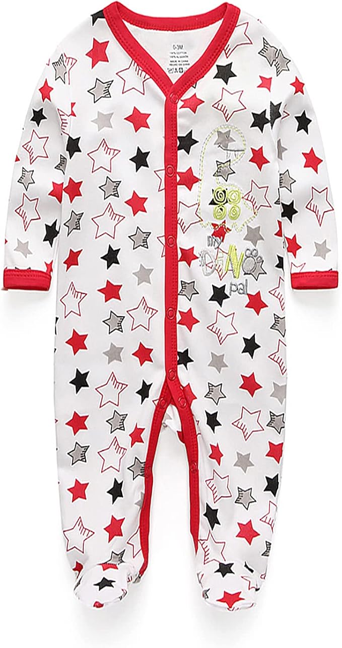 Baby and Toddler Footed One-Piece Romper Jumpsuit Cotton Baby Clothes Play Infant Girls Boys Newborn Outfits