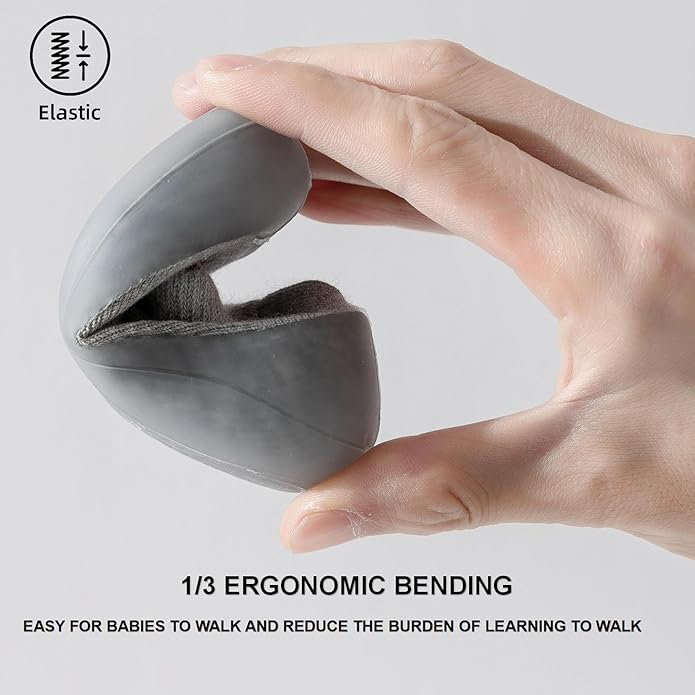 Hstyle Baby Sock Shoes Toddler Walking Shoes Infant Non-Slip Slippers Soft Rubber Sole Sneakers for Baby Boys Girls