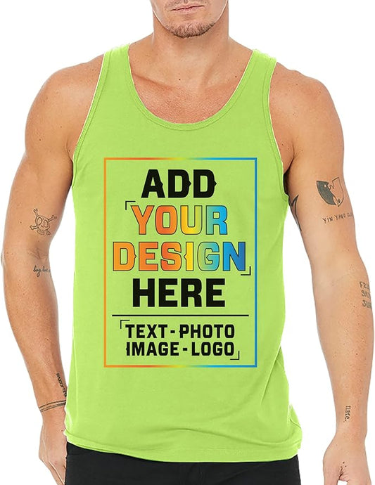 TEEAMORE Custom Front & Back Print T-Shirt Hoodie Sweatshirt Long Sleeve Tank Top with Your Image for Men Women Kids Baby