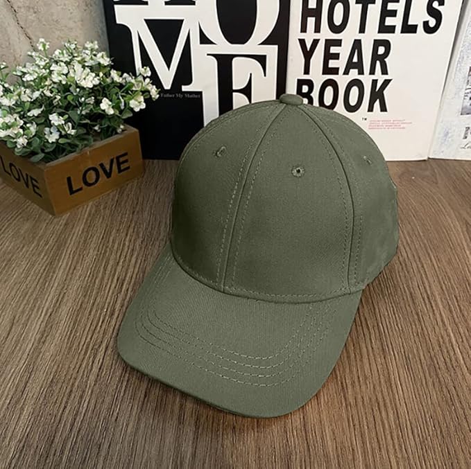 3 Pack Unisex Cotton Baseball Cap Adjustable Unconstructed Plain Sport Dad Golf Hat for Men and Women