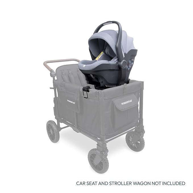 WONDERFOLD Infant Car Seat Adapter Compatible with UPPAbaby Car Seat - Full 360-Degree Rotation, Easy to Install & Folds with Stroller Wagon, W2 Series