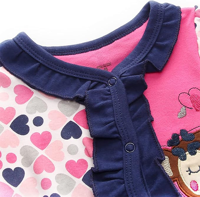 Baby and Toddler Footed One-Piece Romper Jumpsuit Cotton Baby Clothes Play Infant Girls Boys Newborn Outfits