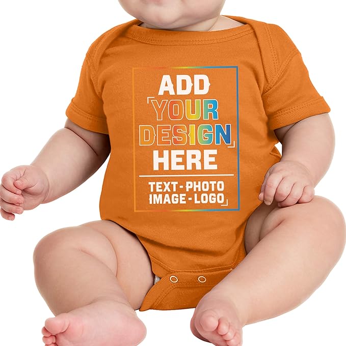 TEEAMORE Custom Front & Back Print T-Shirt Hoodie Sweatshirt Long Sleeve Tank Top with Your Image for Men Women Kids Baby