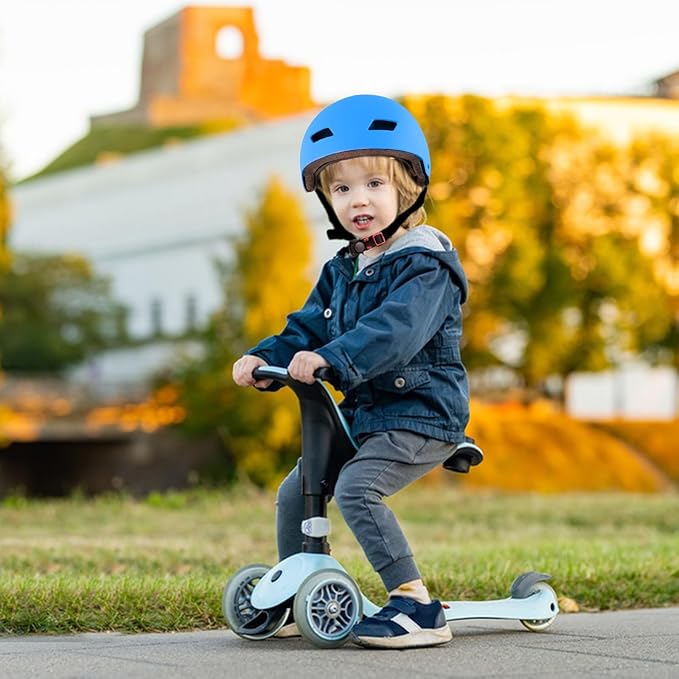 Kids Bike Helmet for 3-5-8-14+ Age Girls and Boys, Kids Helmet with Knee Pads Elbow Pads Wrist Guards,Ventilation Multi-Sport Scooter Roller Skate Rollerblading Skateboarding Climbing Cycling