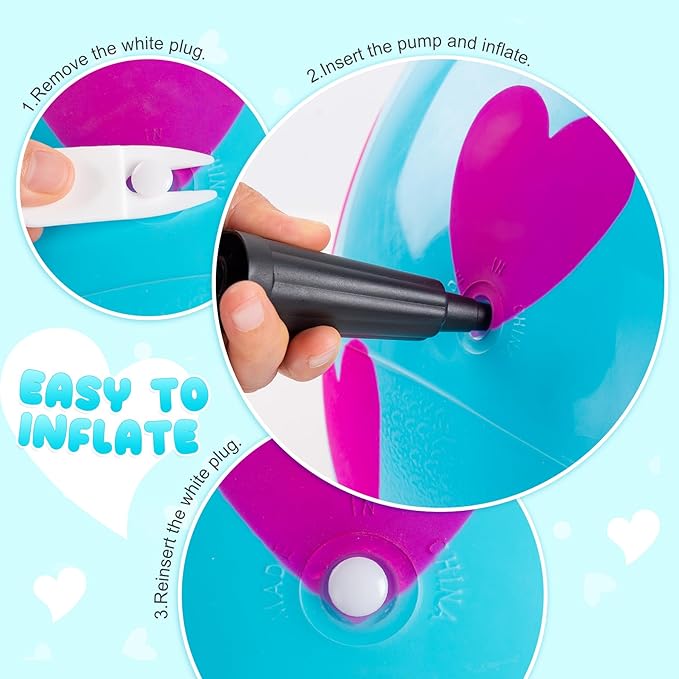 PlayZap Hopper Balls for Kids 3-6, Bouncy Ball with Handle, Inflatable Bouncing Hopper, Garden Hopping Toys Girls Boys Gifts