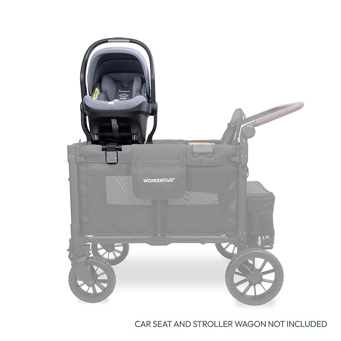 WONDERFOLD Infant Car Seat Adapter Compatible with UPPAbaby Car Seat - Full 360-Degree Rotation, Easy to Install & Folds with Stroller Wagon, W4 Series