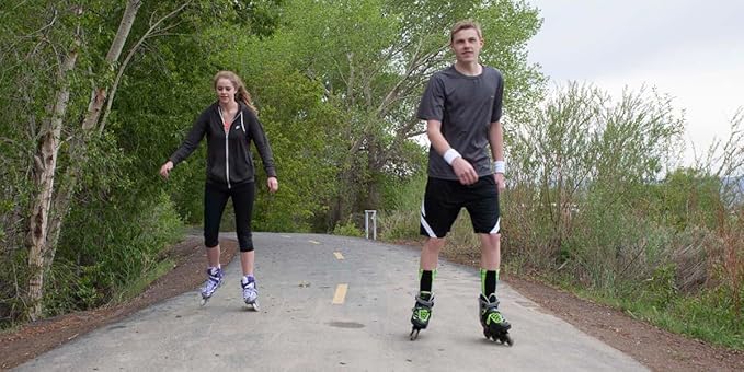 Chicago Kids Adjustable Inline Skates – High-Performance Rollerblades, Breathable Boot, 70mm Urethane Wheels, ABEC-3 Bearings, Secure Fit, Outdoor Fun