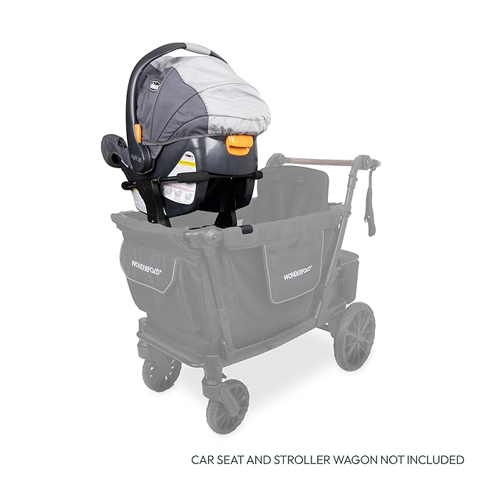 WONDERFOLD Infant Car Seat Adapter for Chicco Car Seat - Full 360-Degree Rotation, Easy to Install & Folds with Stroller Wagon, W2 Elite, Luxe & Original +